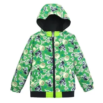 Buy Disney Store Mandalorian Star Wars Grogu Baby Yoda Hooded Reversible Jacket Coat • 47.32£