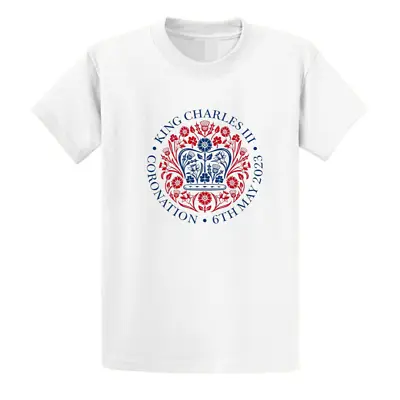 Buy Second Ave Baby/Children's King Charles III Coronation Emblem Logo T Shirt • 10.99£