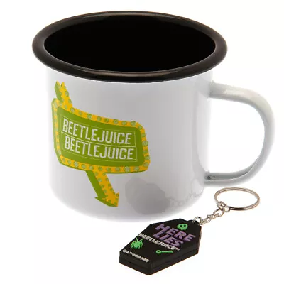 Buy Beetlejuice I Myself Am Strange And Unusual Enamel Mug Set TA10733 • 16.99£
