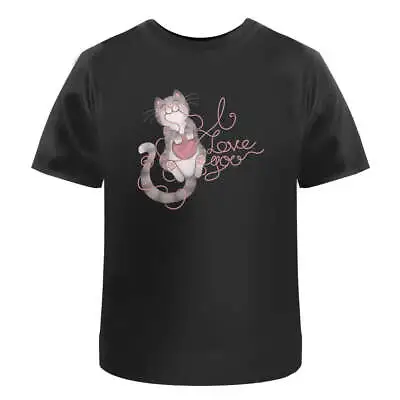 Buy 'I Love You Cat' Men's / Women's Cotton T-Shirts (TA028289) • 11.99£