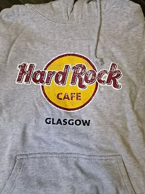 Buy Hard Rock Cafe Glasgow Grey Hoodie Size XL New With Tags #M • 29.99£