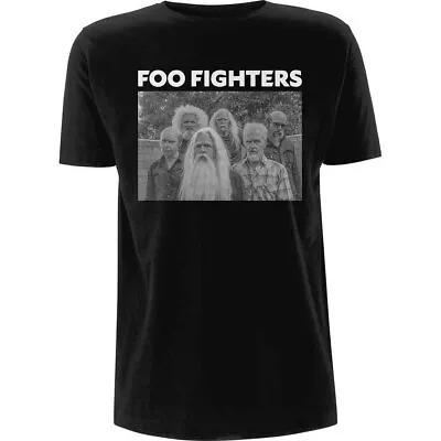 Buy Officially Licensed Foo Fighters Old Band Photo Mens Black T Shirt Foo Fighters • 14.50£