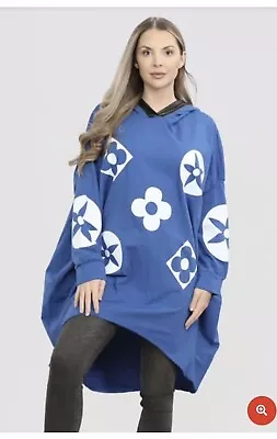 Buy Designer Inspired Pu Trim Hoodie Long Sleeve • 9.99£