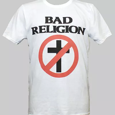 Buy Bad Religion Hardcore Punk Rock Short Sleeve White Unisex T-shirt S-3XL • 14.99£