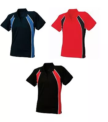 Buy Finden & Hales Ladies Coolplus Jersey Team Polo Tshirt Top LV351 • 2.99£