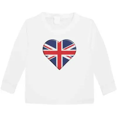Buy 'United Kingdom Heart' Children's / Kid's Long Sleeve Cotton T-Shirts (KL034243) • 9.99£