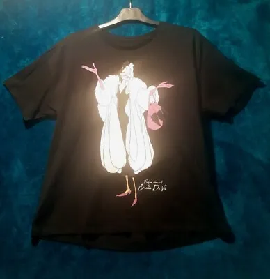 Buy Cruella DeVille T Shirt. Size 14 • 5£