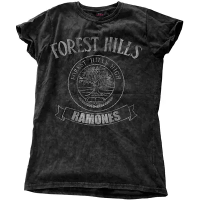 Buy Ramones Ladies T-Shirt: Forest Hills Vintage (Wash Collection) • 26.86£