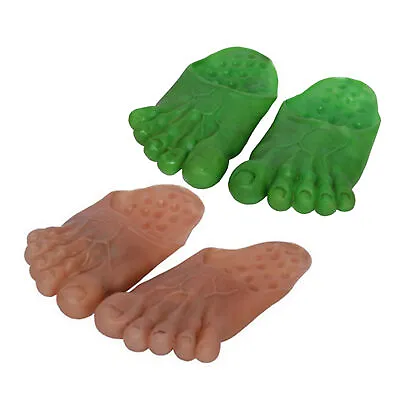 Buy Halloween Giant Feet Slippers Funny Big Foot Cosplay Shoes Prop Masquerade Props • 14.41£