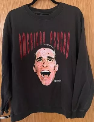 Buy American Psycho Jumper Rare Horror Film Movie Merch Sweatshirt Christian Bale L • 16.30£