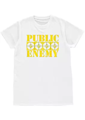 Buy T-shirt Mens Womens Unisex Public Enemy Birthday Gift Polyester  • 11.99£
