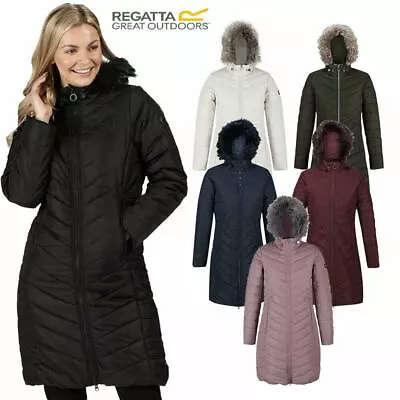 Buy Regatta Fritha Womens Hooded Insulated Padded Jacket • 42.99£