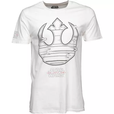 Buy Star Wars Mens Rebel Ship Icon T-Shirt , White, Small, BNWT • 3.74£