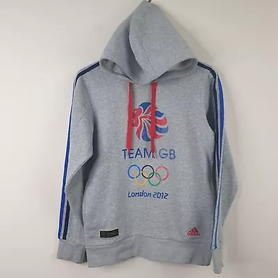 Buy ADIDAS Team GB Hoodie XS Grey 2012 London Olympics Hooded Sweatshirt • 14.99£