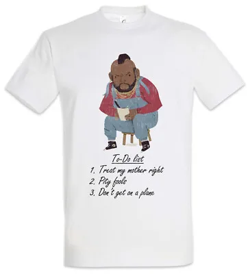 Buy BA To-Do List T-Shirt The A Murdock Mr. B. A. Team Hannibal Baracus T Fun • 21.54£