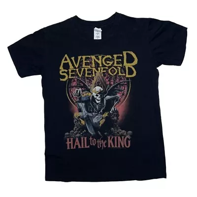 Buy AVENGED SEVENFOLD (2013) “Hail To The King” Hard Rock Metal Band T-Shirt Medium • 12.75£