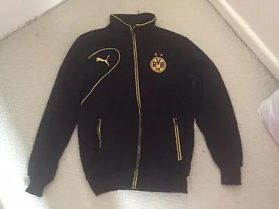 Buy Puma Borussia Dortmund Black And Yellow Fleece Mens Small In Good Condition • 25£