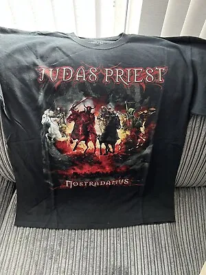 Buy Judas Priest Nostradamus Double Sided T-shirt Rock/Metal Black Large • 19.99£