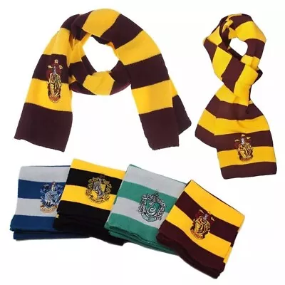 Buy Harry Potter Scarf Gryffindor Slytherin Wizard Cosplay Costume For Adult Kids • 4.79£