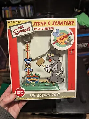 Buy Rocket USA Simpsons Itchy And Scratchy Pain O Meter Rare Tin Toy  • 42£