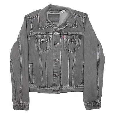 Buy LEVI'S Womens Denim Jacket Grey S • 38.99£