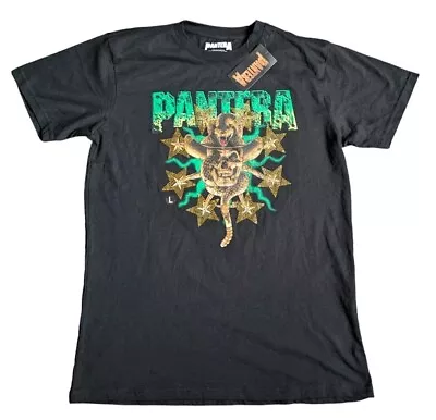 Buy Pantera Unisex Embellished T-Shirt: Skull & Snake OFFICIAL Rock Large BNWT • 14.99£