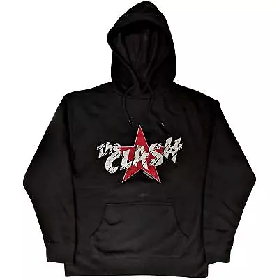 Buy The Clash Unisex Pullover Hoodie: Star Logo OFFICIAL NEW  • 38.43£