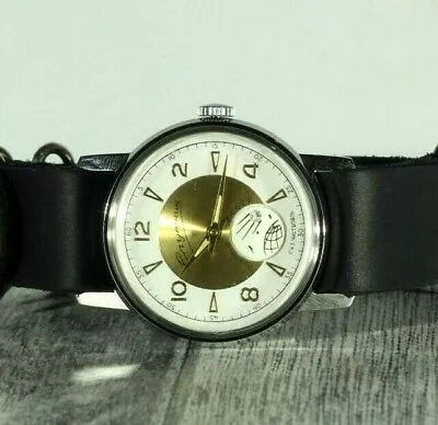 Buy NEW! Wristwatches POBEDA SPUTNIK 33 Mm Vintage Soviet Mechanical Mens USSR • 108.67£