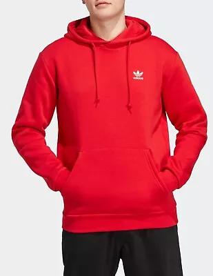 Buy Adidas Essentials Red Trefoil Hoodie M BNWT • 29.99£