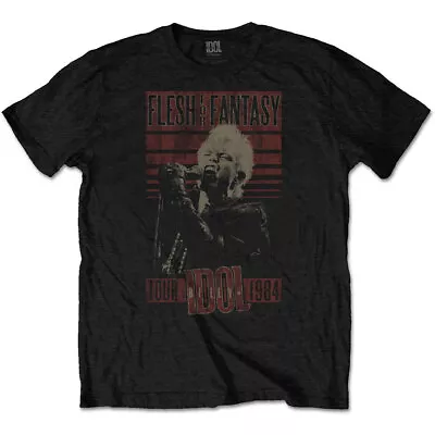 Buy Billy Idol Flesh For Fantasy Tour 1984 Rock Official Tee T-Shirt Mens • 15.99£