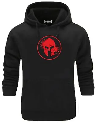 Buy Blood Spartan Hoodie Gym Clothing Bodybuilding Training Workout Boxing MMA Top • 20.99£