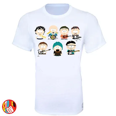 Buy James Tim Booth Manchester Band Cartoon Style  T-Shirt - Kids & Adult Sizes • 14.99£