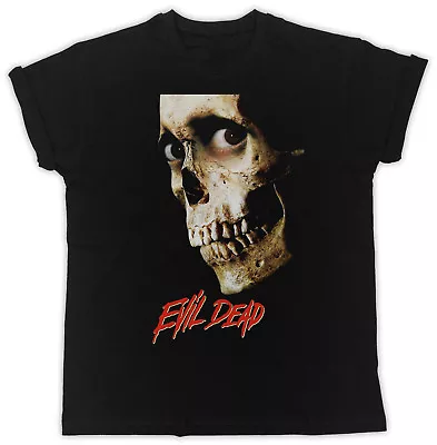 Buy Cool Evil Dead Movie Poster  Tshirt Unisex Black Mens T Shirt • 9.99£