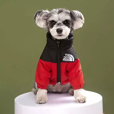 Buy Pet Dog Clothing Trendy Brand Dog Face Windproof And Warm, Medium And Large Size • 22.99£