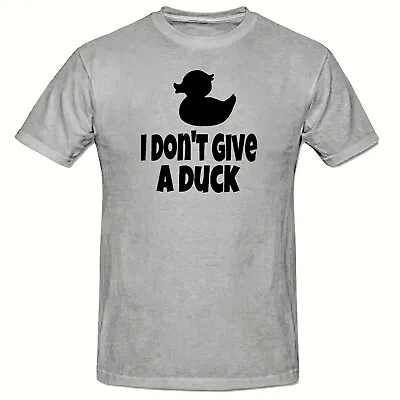 Buy Give A Duck Novelty Funny T Shirt, Men's T Shirt, Black Or Grey, Unisex T Shirt • 11.50£