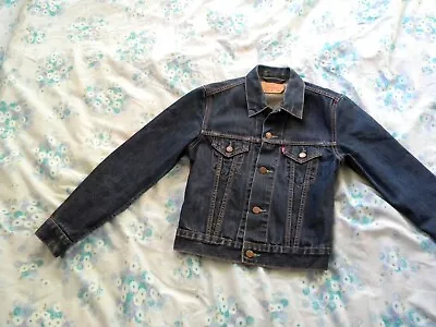 Buy Levi's Red Tag XS Classic Faded Blue Denim Jacket Style : 70590 Levi Extra Small • 18.50£