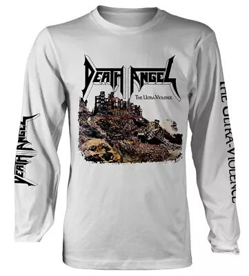 Buy Death Angel The Ultra-Violence White Long Sleeve Shirt - OFFICIAL • 24.89£