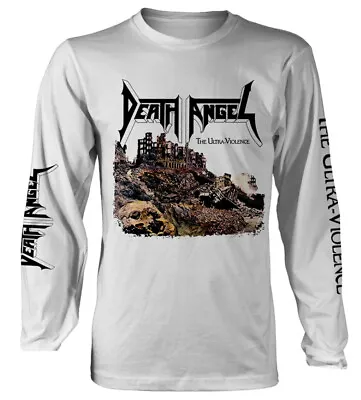 Buy Death Angel The Ultra-Violence White Long Sleeve Shirt OFFICIAL • 30.39£