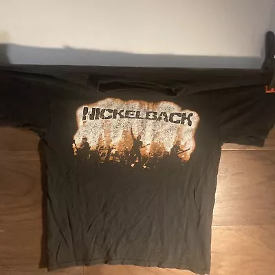 Buy Nickelback Concert T Shirt Tour 2009  Black • 3.15£