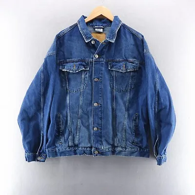 Buy Urban Outfitters BDG Mens Denim Jacket Medium Blue Trucker Classic Button Up • 29.99£