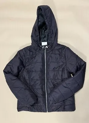 Buy M.H Hooded Puffer Jacket Black M • 17.99£