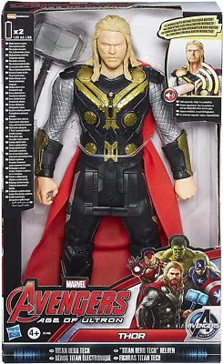 Buy Marvel Avengers Age Of Ultron Titan Hero Tech Thor 12  Action Figure • 18.95£