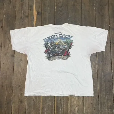 Buy Hard Rock Cafe T-Shirt Tampa Vintage Graphic Tee, White, Mens 2XL • 15£