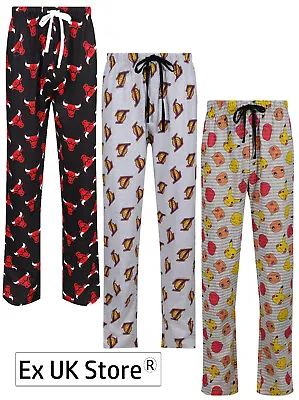 Buy Mens Character Pyjama Bottoms Ex Uk Store Basketball Pj Lounge Pants M-xxl New • 9.99£