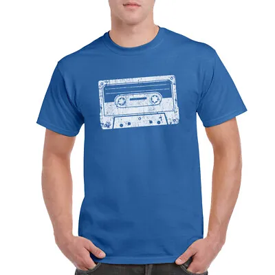 Buy Cassette Tape T-shirt Compact Cassette Retro Tech Music System Car Play Personal • 14.99£