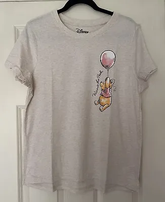 Buy 🌟 Disney Winnie The Pooh T~Shirt In Beige Marl ~ Size Medium🌟 • 3.99£