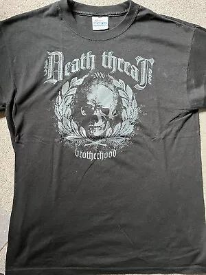 Buy Death Threat T-shirt (2006) Hardcore Hatebreed Terror (Medium) • 40£