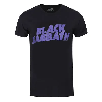 Buy Black Sabbath T-Shirt Wavy Logo Ozzy Osbourne Official New • 14.95£