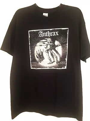 Buy Anthrax U.k. T Shirt 2013 Size Xl  - Crass Subhumans Dirt Oi Polloi Anarcho Punk • 12£