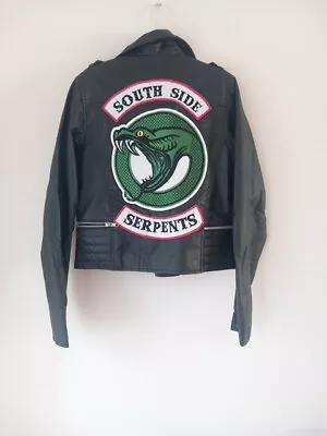 Buy South Side Serpents Women's Outer Edge  Black Moto Jacket Size Xs • 3£